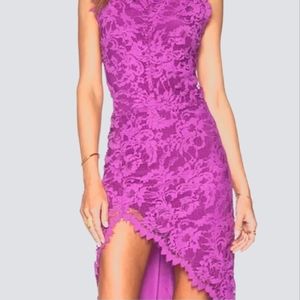For Love and Lemons Maui Waui Lace Dress Purple Orchid